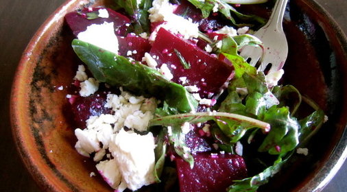 Свекольный салат с фетой