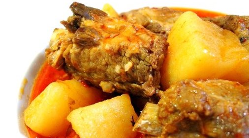Картошка со свиными ребрышками