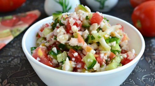 Салат Табуле с цветной капустой