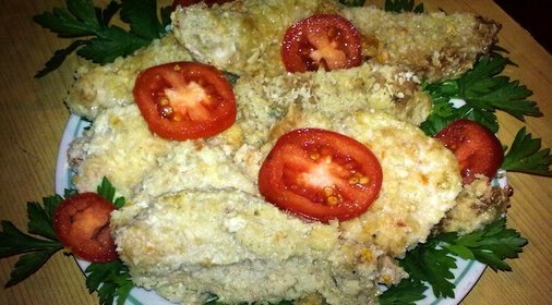 Свинина в кокосовой стружке