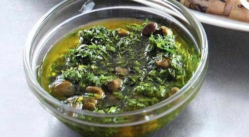 Салат-заправка из зелени