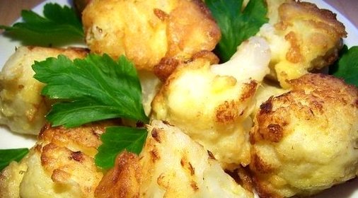 Цветная капуста с яйцом