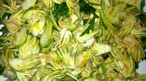 Карпаччо из свежих артишоков