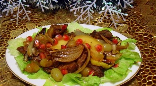 Теплый салат Интрига