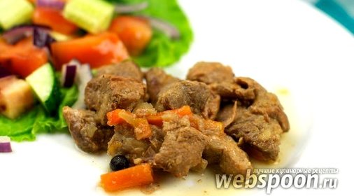 Тушёная свинина