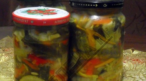 Салат из огурцов с болгарским перцем