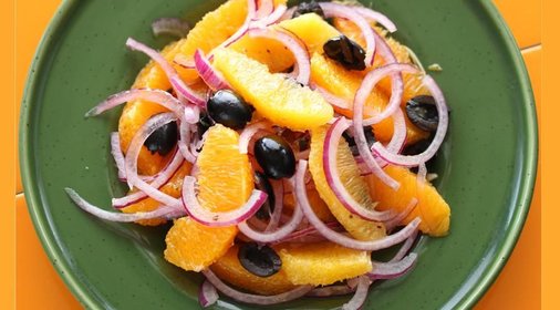 Салат из апельсинов