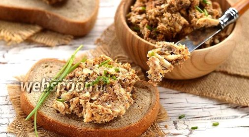 Намазка из сардины в томатном соусе