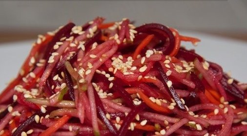 Салат из свеклы с грушей