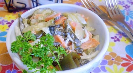 Салат к жареной рыбе