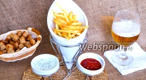 Картофель фри почти без масла в мультипечи