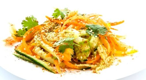 Салат из сельдерея с морковью