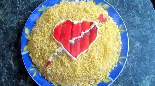 Салат Для влюбленных