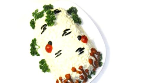 Салат Белая Береза из куриного филе
