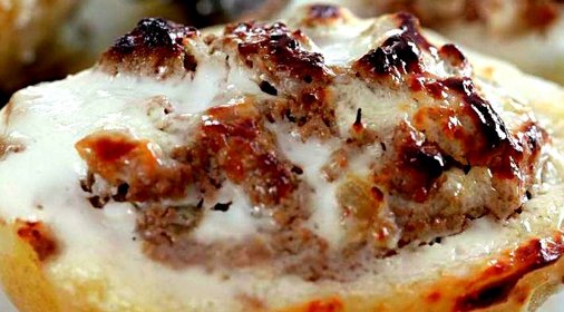 Лодочки картофельные с мясом