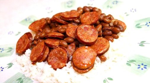 Красная фасоль с рисом