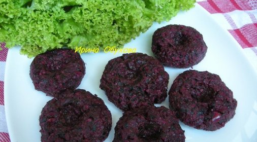 Пхали из свекольной ботвы