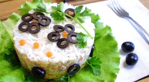 Салат Цветы