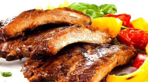 Свиные ребрышки в духовке