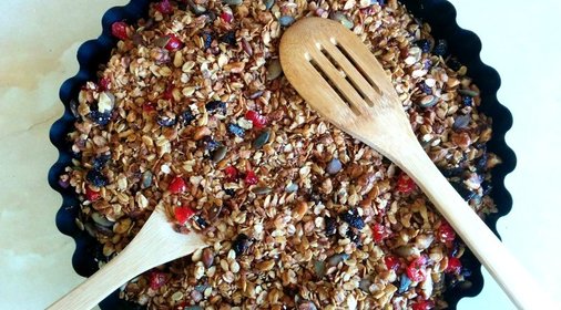 Фруктово-ореховая гранола
