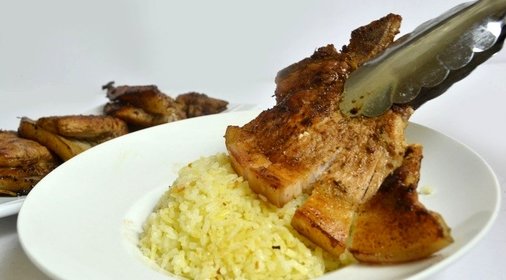 Корейка жареная свиная