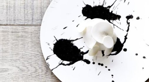 Корень сельдерея с чёрным трюфелем и шампиньонами