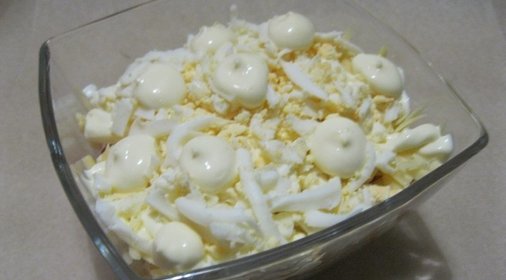 Слоёный салат Песцовая шубка