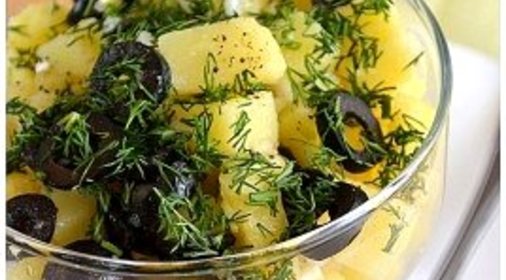 Салат с картофелем
