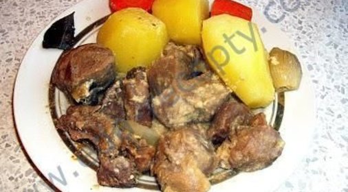 Индейка с овощами