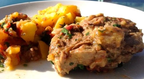 Баранина в мультиварке Панасоник