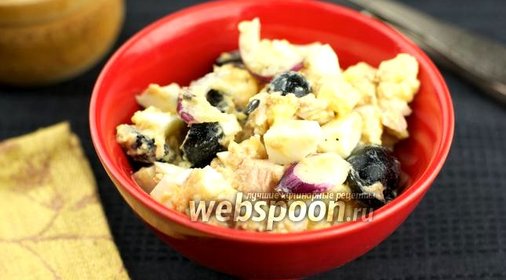 Салат с тунцом и яйцом