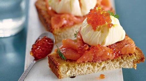 Воскресный завтрак с яйцом - пашот