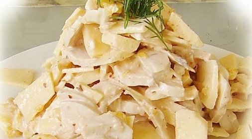 Салат по-кубински из курицы