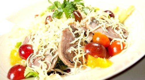 Салат из утки с апельсинами