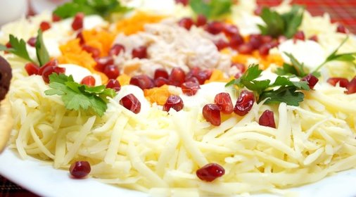 Салат с курицей «Алматинский»