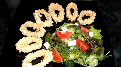 Кальмары в панировке