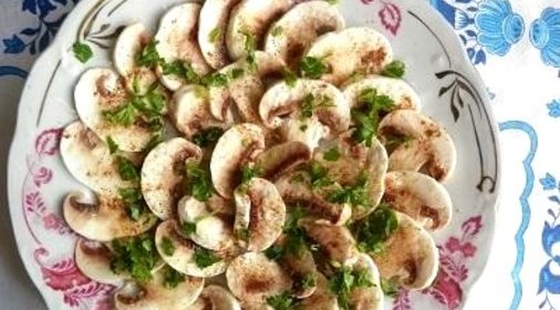 Карпаччо из шампиньонов
