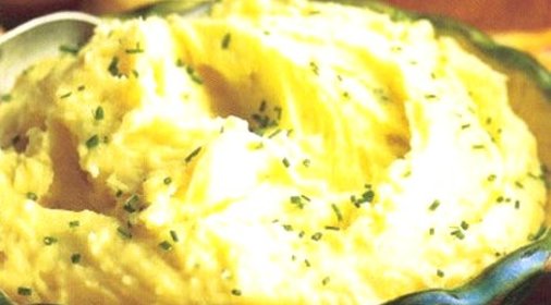 Пюре с яйцом