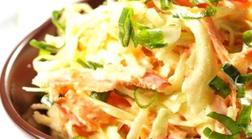 Салат из капусты в южном стиле