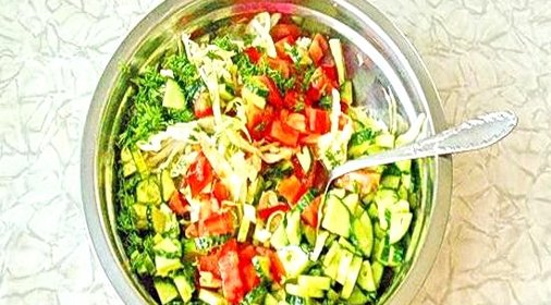 Летний салат по-молдавски