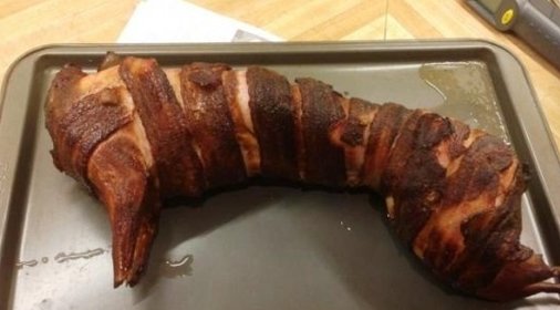 Кролик в коптильне