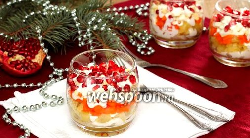Салат сельдь под гранатовой шубкой