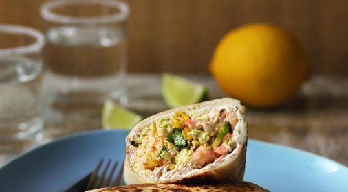 Мексиканский ролл-сэндвич