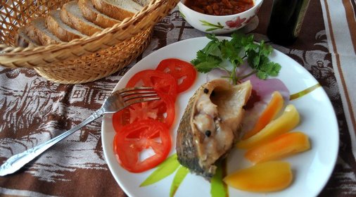 Вареный карп