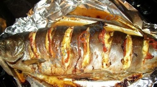 Кижуч запечённый в духовке