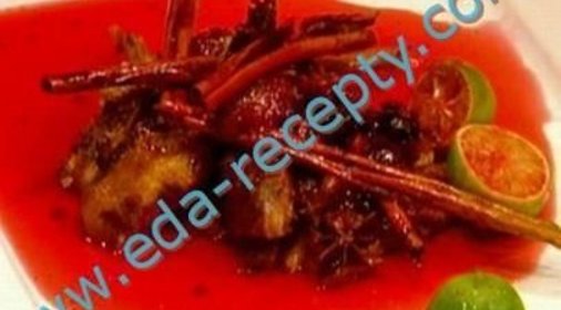 Утка в сливовом соусе с хрустящей корочкой