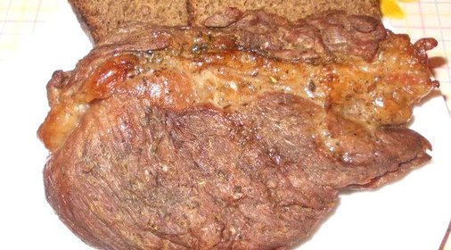 филе говядины в рукаве