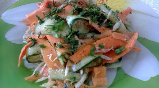 Легкий овощной салат