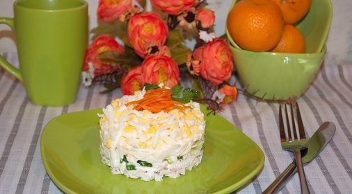 Салат Мужские слезы с курицей