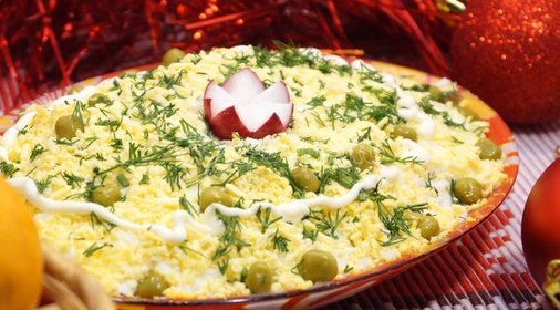 Салат «Нежный» с крабовым мясом